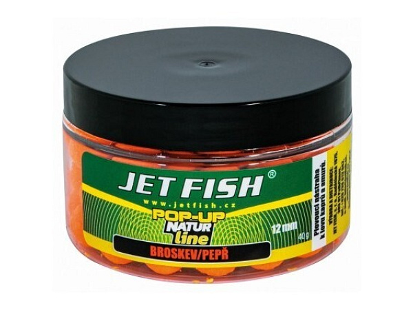 JET FISH Natur Line POP UP 12mm Broskev/Pepř