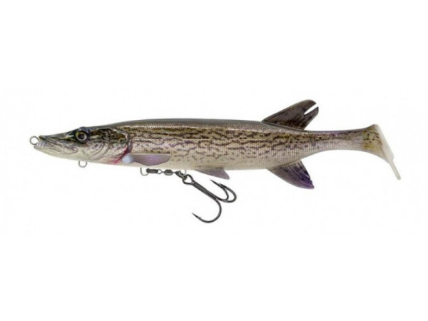 Savage Gear Gumová Nástraha 3D Pike Shad Slow White Pike 20 cm 65 g