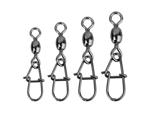 SAVAGE GEAR - Karabina s obratlíkem Eggsnap swivel vel. XXS, 14kg, bal. 10ks