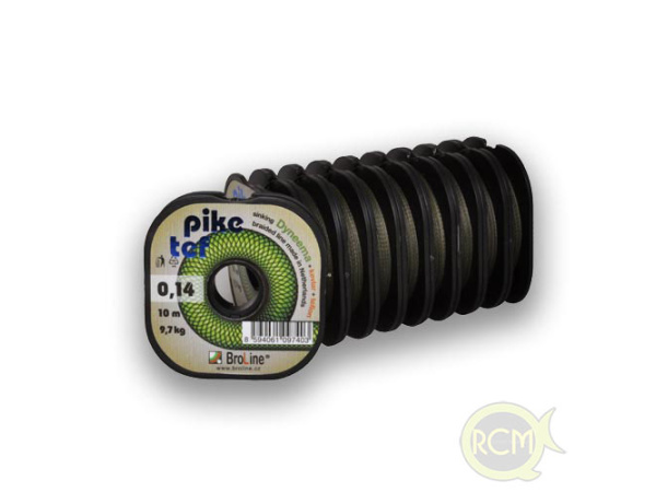 BROLINE - Pletená šňůra Pike tef - 0,23mm, 16kg, 10m