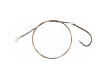 Cormoran - Lanko 1X7 wire leader with loop and single hook vel.1 50cm 9kg bal.1ks