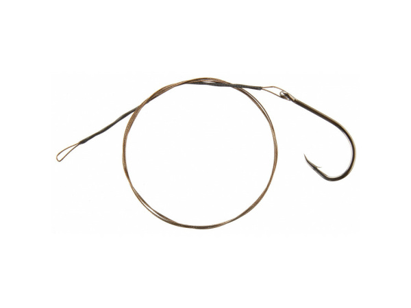 Cormoran - Lanko 1X7 wire leader with loop and single hook vel.1 50cm 9kg bal.1ks
