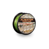 Sportcarp - Návazcová šňůrka Aligator camou weed 20lb, 20m