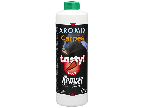 Sensas - Tekutý posilovač Aromix Carp Tasty Spicy, 500ml Výprodej