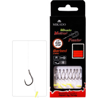 MIKADO - Hotový Návazec Method Feeder 10cm, PUSH STOP, monoline 0,28mm/Vel.10, 8ks