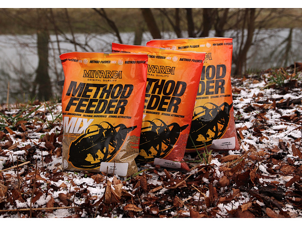 Mivardi Method feeder mix - Krill & Robin Red