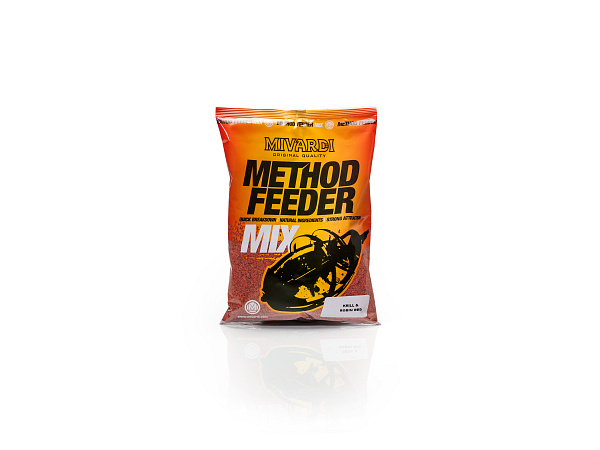 Mivardi Method feeder mix - Krill & Robin Red