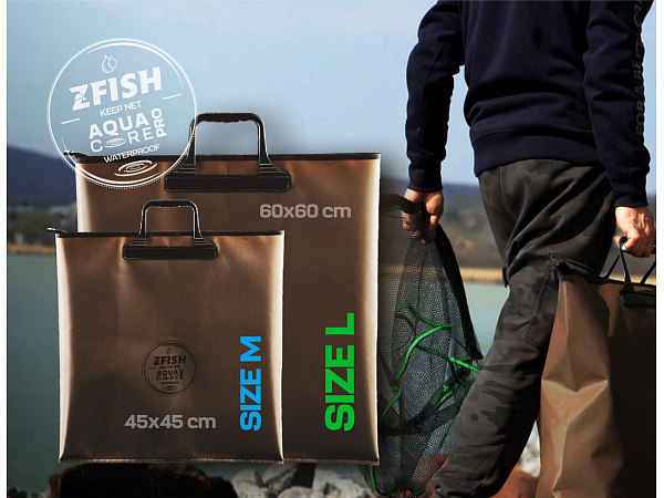 ZFISH Nepromokavá Taška Aquacore Keepnet Bag L