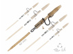 ZFISH Závěska Heavy Duty Clip Complete Pin Set 40 mm