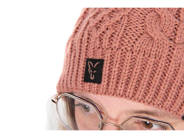 Fox Ladies Knitted Bobble Hat
