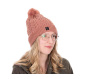 Fox Ladies Knitted Bobble Hat