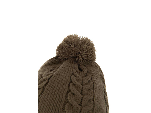 Fox Khaki Knitted Bobble Hat