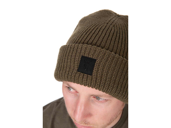 Fox Olive Merino Blend Beanie Hat