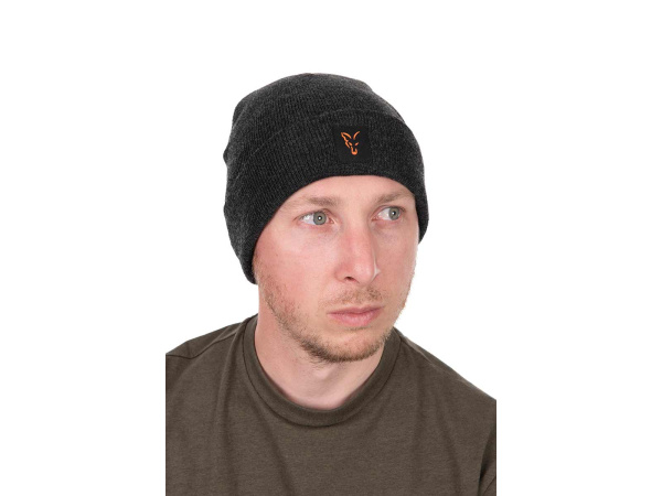 Fox Collection Beanie - Black/Orange