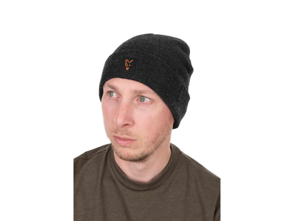 Fox Collection Beanie - Black/Orange