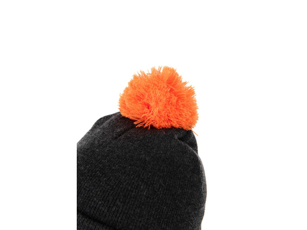 Fox Collection Bobble Hat - Black/Orange