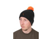 Fox Collection Bobble Hat - Black/Orange