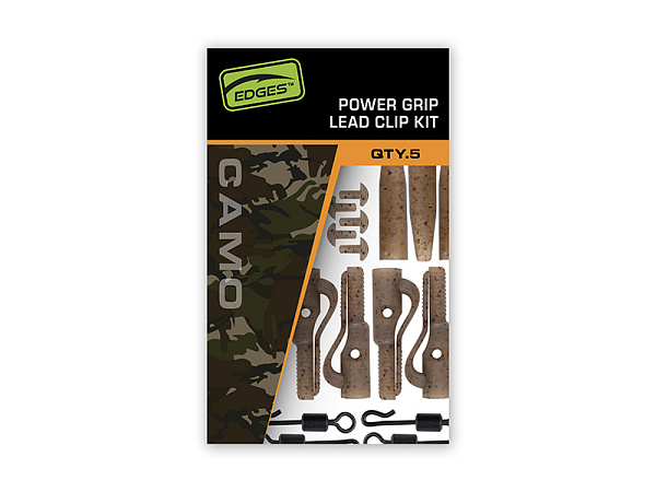 Fox Závěsky Edges Camo Power Grip Lead Clip Kit