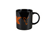 Fox Black and Orange Logo Ceramic Mug