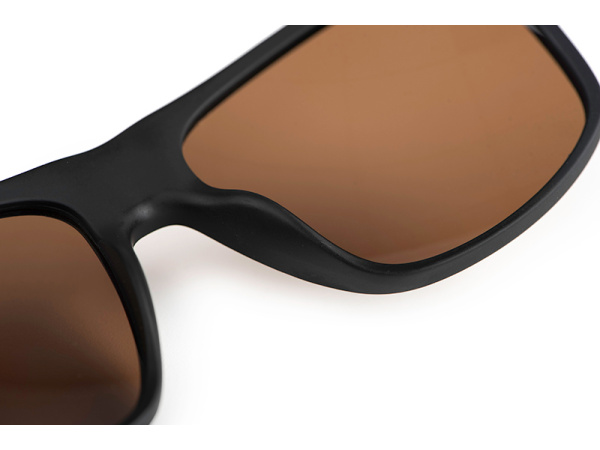 Rage Matt Black Sunglasses Brown Lense Eyewear