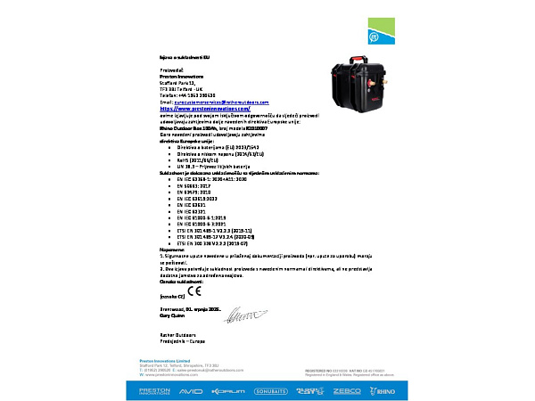 Rhino baterie Lithium Outdoor Box 12V 100Ah