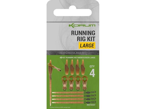 KORUM - Montáž Smokescreen Running Rig Kit, Large
