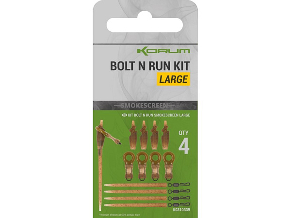 KORUM - Montáž Smokescreen Bolt N Run Kit, Large