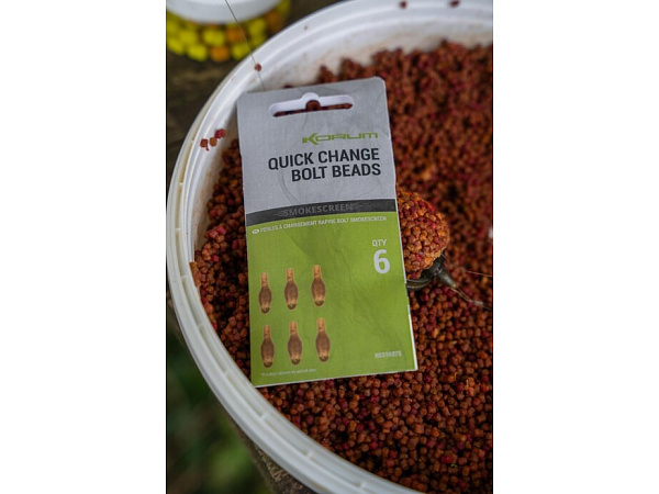 KORUM - Smokescreen Quick Change Bolt Beads 6 ks