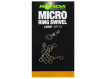 KORDA Obratlík s kroužkem Micro Ring Swivel 10 ks