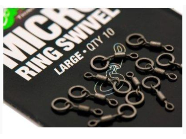 KORDA Obratlík s kroužkem Micro Ring Swivel 10 ks