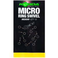 KORDA Obratlík s kroužkem Micro Ring Swivel 10 ks