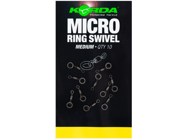 KORDA Obratlík s kroužkem Micro Ring Swivel 10 ks