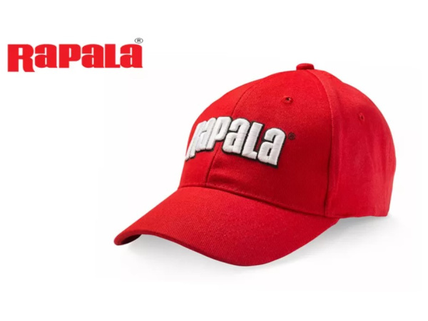 RAPALA - Kšiltovka Cap red white logo