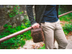 MERCUCIO - Pánské kožené crossbody - tmavěhnědá kůže hunter V 250904-2