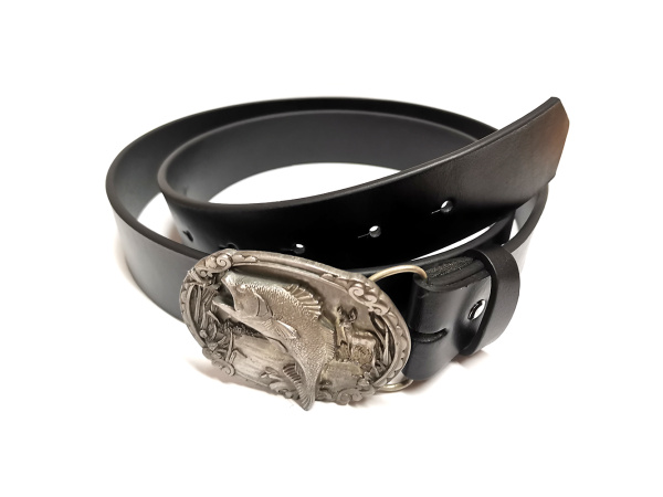 OPASKY JURČA - Opasek Fish / Okoun, černý