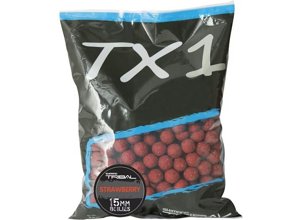 Shimano Boilie TX1 Strawberry 1kg 20mm