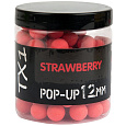 Shimano Plovoucí Boilie TX1 Pop Up Strawberry Fluoro Red 12mm 50g