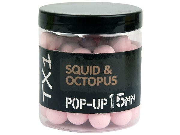 Shimano Plovoucí Boilie TX1 Pop Up Squid & Octopus Washed Out Pink 15mm 80g