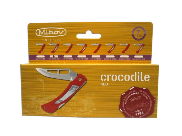 Mikov - Nůž Crocodile 243-nh-1 červený