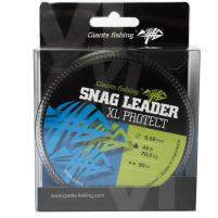 Giants fishing Šokový vlasec Snag Leader XL- Protect Army Green 80m|0,55mm/50lb(22,7kg)