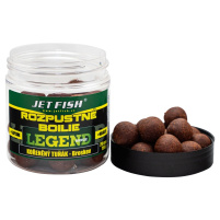 JET FISH - Rozpustné boilies LR 24mm 250ml - Kořeněný Tuňák/Broskev