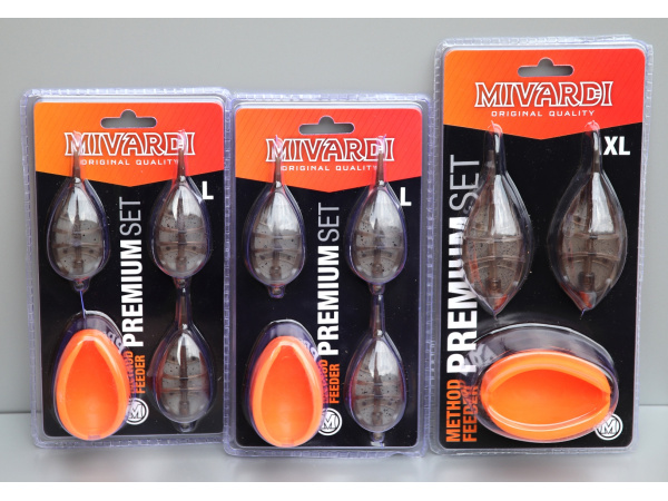 Mivardi Method Feeder set Premium L (30g + 40g + 50g + formička)
