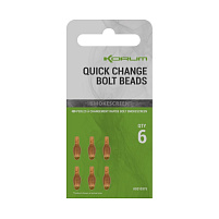 KORUM - Smokescreen Quick Change Bolt Beads 6 ks