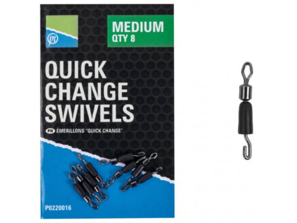 PRESTON INNOVATIONS - Obratlík Quick Change Swivels - Medium