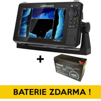 Lowrance - Echolot HDS-9 LIVE bez Sondy + Baterie ZDARMA !