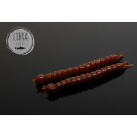 Libra Lures - Nástraha SLIGHT WORM 38mm / cheese / brown / 15ks