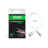 ZFISH Lanko Fluorocarbon Leader - 2ks - Délka 15cm/7Kg