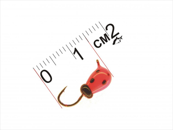 JAXON - Marmyška červená 15mm - 1,8g