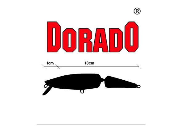 Dorado - Wobler Esox Jointed 14cm