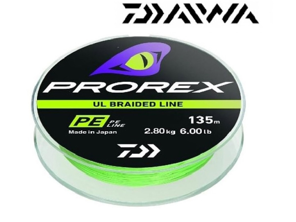 DAIWA - Šňůra Prorex UL finesse braid PE 135m